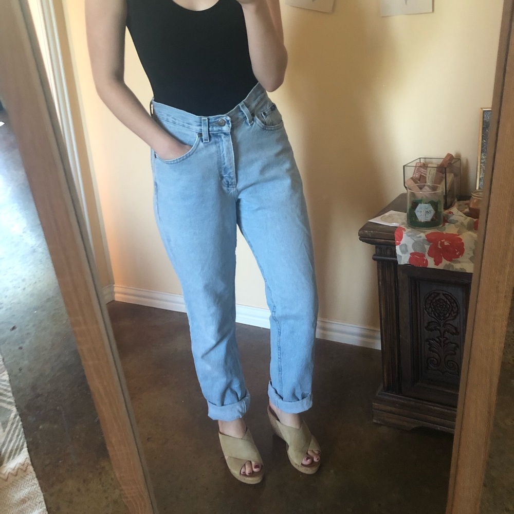 Lee light wash vintage jeans